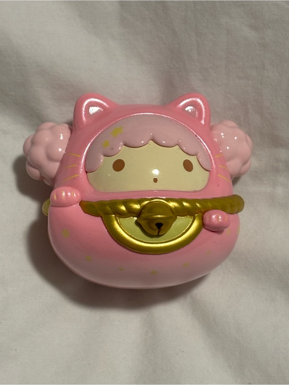 Lala Little Twin Stars Lucky Cat Collectible Figurine